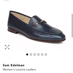 Sam Edelman Loraine Loafers Navy Blue